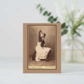 カード上のダブルジョイントされたサーカスのパフォーマー ポストカード (スタンド正面)