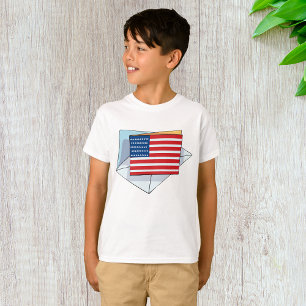 カード上の米国国旗 Tシャツ