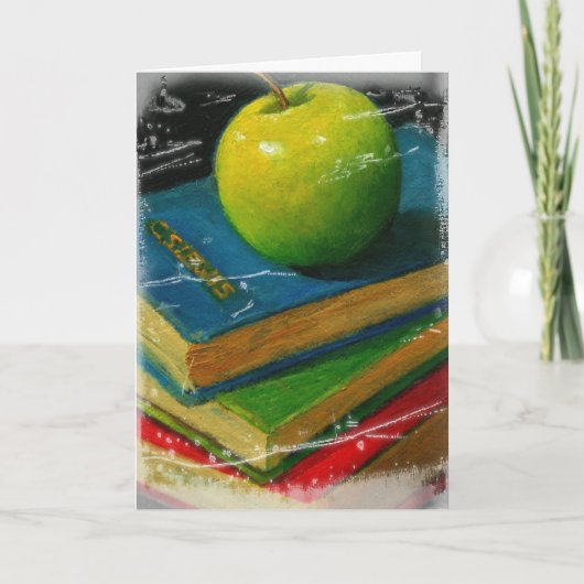 カード付き先生感謝していには サンキューカード (正面)