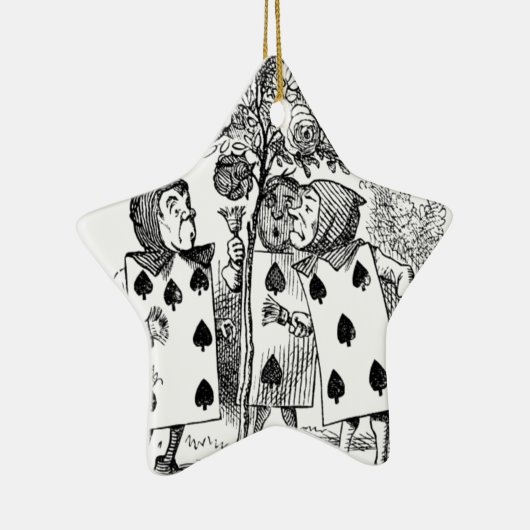 カード使用人を演じること セラミックオーナメント (右)