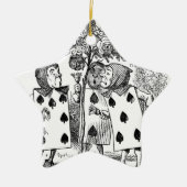 カード使用人を演じること セラミックオーナメント (正面)