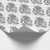 カード使用人を演じること ラッピングペーパー (角)