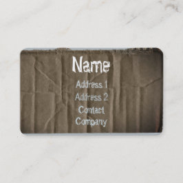 カード入りダンボール 名刺