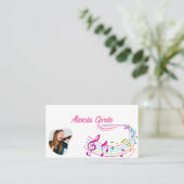 カード内のメロディ 名刺 (スタンド正面)