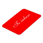 カード内の赤と白iubesc マグネット (左側)