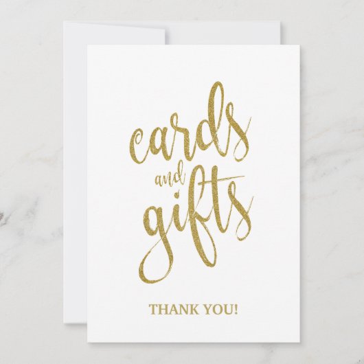 カード及び手頃ギフト結婚の標識 サンキューカード (正面)