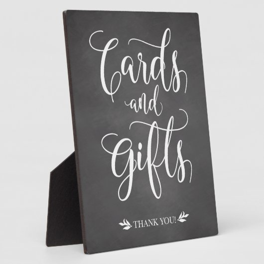 カード及び素朴ギフト結婚の標識 フォトプラーク (側面)