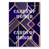 カード名誉のゲーム テーブルナンバー (正面)
