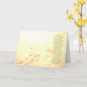カード心地よいと平和 カード (黄色い花)