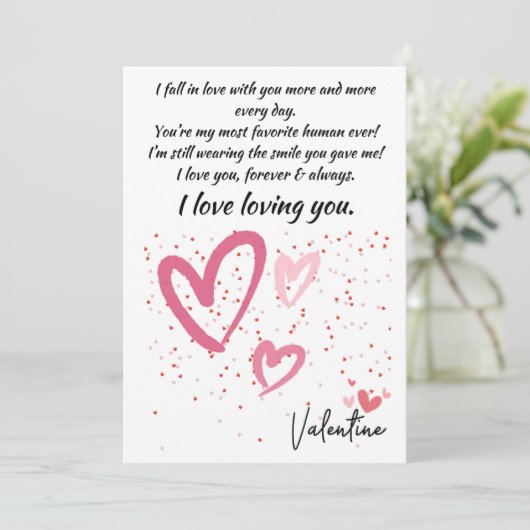 カード愛のバレンタイン、私は秋であなたと恋に 招待状 (スタンド正面)