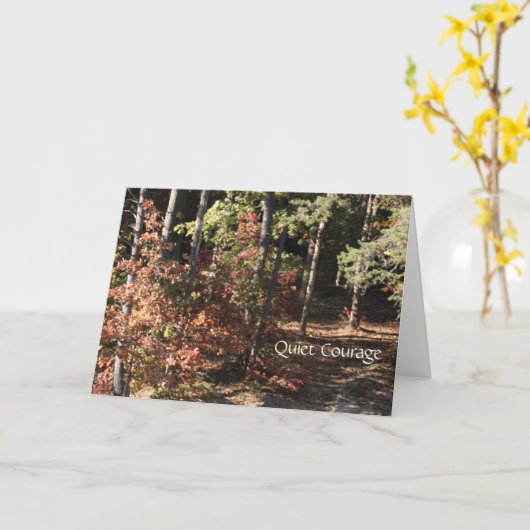 カード感動的の静かな勇気 カード (黄色い花)