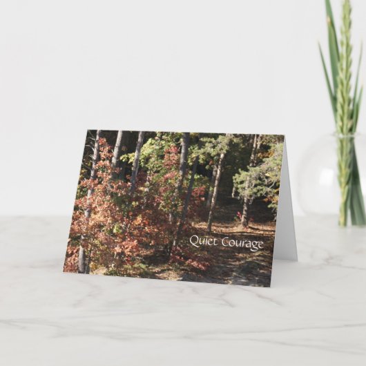 カード感動的の静かな勇気 カード (正面)