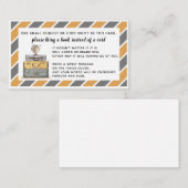 カード挿入物の黄色の灰色の代りに本を持って来て下さい エンクロージャーカード (正面/裏面)