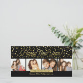 カード新年の金ゴールドの点の4写真 シーズンカード (スタンド正面)