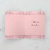 カード新生児ガール新着案内 案内状 (内部)