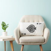 カード枕を遊ぶスペードのエース ランバークッション (椅子)