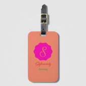 カード独身のスロット付きラゲッジタグ付きサイド ラゲッジタグ (正面縦)