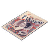 カード王ハリー・ホーディーニ1895 ノートブック (左側)