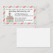 カード珊瑚のMitn旅行挿入物の代りの本 エンクロージャーカード (正面/裏面)