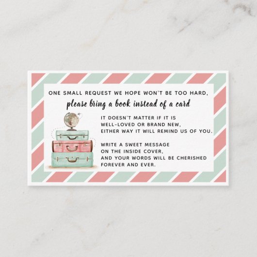 カード珊瑚のMitn旅行挿入物の代りの本 エンクロージャーカード (正面)