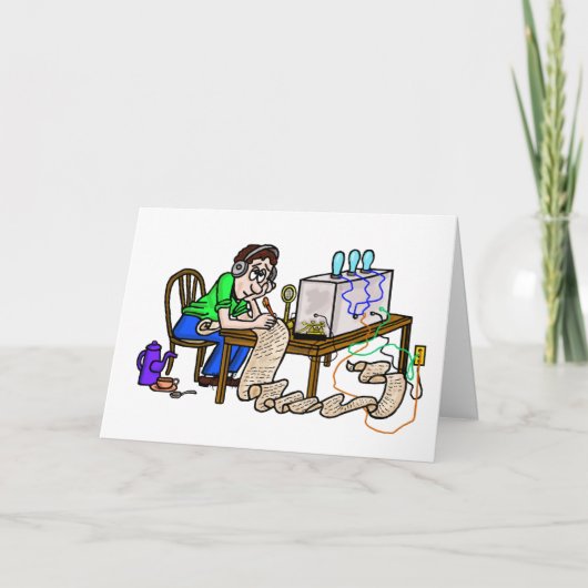 カード用ハムラ感謝していジオオペレータ連絡ー サンキューカード (正面)