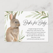 カード男女兼用の代わりに復活祭のバニー本 エンクロージャーカード (正面)