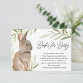 カード男女兼用の代わりに復活祭のバニー本 エンクロージャーカード (スタンド正面)