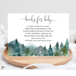 カード男女兼用の代わりに素朴な森の本 エンクロージャーカード