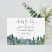 カード男女兼用の代わりに素朴な森の本 エンクロージャーカード (スタンド正面)