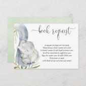 カード男女兼用の代わりに象の本 エンクロージャーカード (正面/裏面)