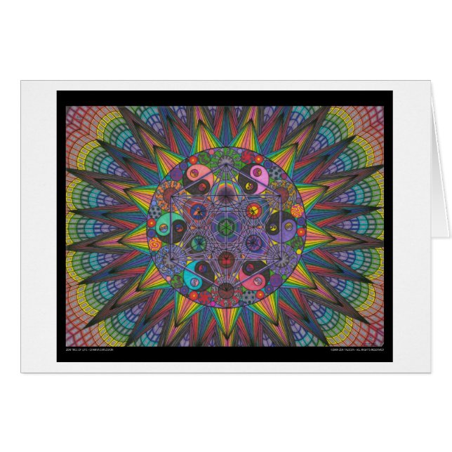 カード禅の生命の樹 (正面横)