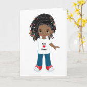 カード空白のの個人設定 カード (黄色い花)