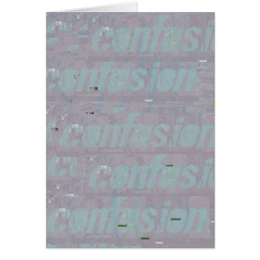 カード空白の内の混乱 (正面)