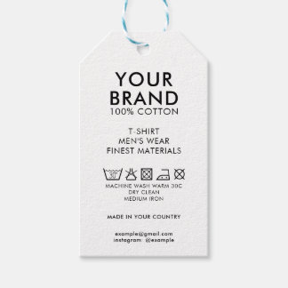 カード紙Tシャツつるラベル ギフトタグ