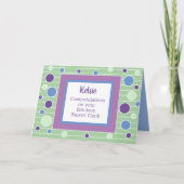 カード素晴らしおめでとうを報告! カード (正面)