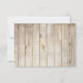 カード素朴の赤ちゃんシャワーの代わりに本を持って来る 招待状 (裏面)