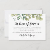 カード素朴エレガントの代わりに緑の緑 ノートカード (正面)