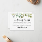 カード素朴エレガントの代わりに緑の緑 ノートカード (正面/裏面インサイチュ)