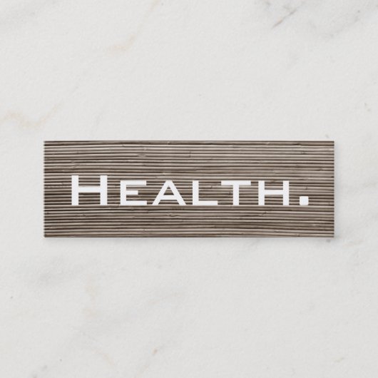 カード細い医療専門家ビジネス スキニー名刺 (正面)