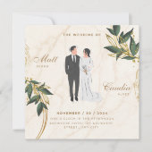 カード結婚式招待状 招待状 (正面)