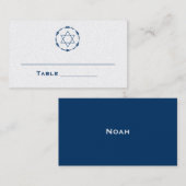 カード表をつけるバー(ユダヤ教の)バル・ミツバーは座席表を梳きます プレイスカード (正面/裏面)