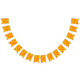 カード装飾デザイン要素 バンティングフラッグ