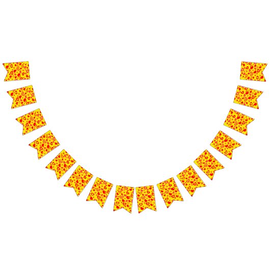 カード装飾デザイン要素 バンティングフラッグ (全)