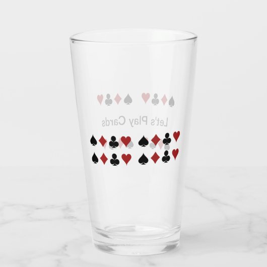 "カード記号を遊ぶことのカード"を遊ぼう タンブラーグラス (裏面)