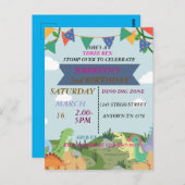 カード誕生日招待状 ポストカード (正面/裏面)