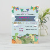 カード誕生日招待状 招待状 (スタンド正面)