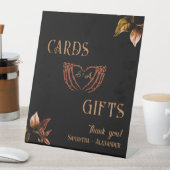 カード贈り物ゴシックハートWhimsigoth Copper 結婚's 台座サイン (インサイチュ)