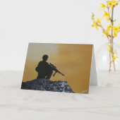 カード軍隊グリーティングカード カード (黄色い花)