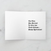 カード退職によっては船外モーターの赤タンクが夢を見ます カード (内部)