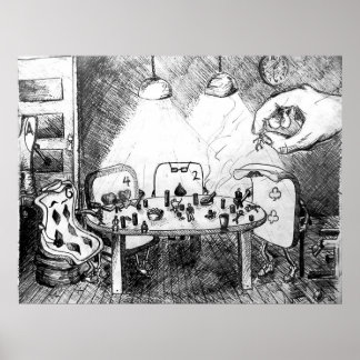 カード遊の人々 ポスター